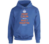 Matt Martin Keep Calm Ny Hockey Fan T Shirt