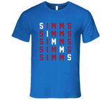 Phil Simms X5 New York Football Fan V2 T Shirt