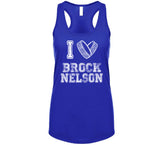 Brock Nelson I Heart New York Hockey Fan T Shirt