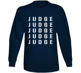 Aaron Judge X5 New York Baseball Fan T Shirt