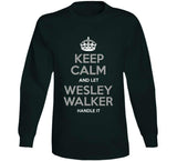 Wesley Walker Keep Calm New York Football Fan T Shirt