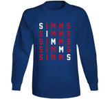 Phil Simms X5 New York Football Fan V2 T Shirt