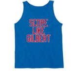 Rod Gilbert Score Like Gilbert New York Hockey Fan Distressed T Shirt