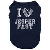 Jesper Fast I Heart New York Hockey Fan T Shirt
