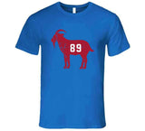 Mark Bavaro Goat 89 New York Football Fan Distressed T Shirt