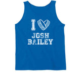 Josh Bailey I Heart New York Hockey Fan T Shirt