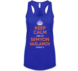 Semyon Varlamov Keep Calm Ny Hockey Fan T Shirt