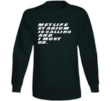 Metlife Stadium Is Calling And I Must Go New York Football Fan T Shirt