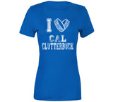 Cal Clutterbuck I Heart New York Hockey Fan T Shirt