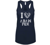 Adam Fox I Heart New York Hockey Fan T Shirt
