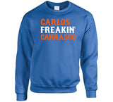 Carlos Carrasco Freakin New York Baseball Fan T Shirt