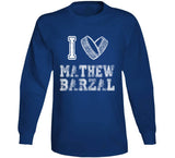 Mathew Barzal I Heart New York Hockey Fan T Shirt